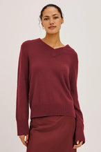 RAILS LIDYA SWEATER IN CRIMSON
