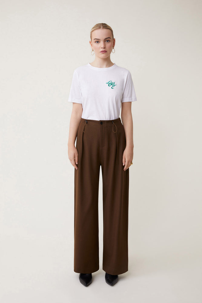 JIO CHOCO WIDE LEG TROUSER BY SUNCOO FALL 24