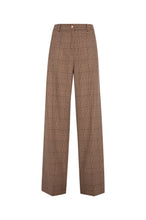 FRACOMINA PANT STRAIGHT LINE MADE IN PRINCE OF WALES FABRIC