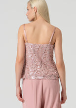 FRACOMINA LACE TANK TOP AND SKIRT
