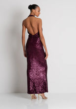 FRACOMINA LONG SLEEVELESS DRESS WITH SEQUINS