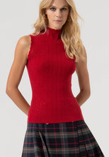 FRACOMINA KNITTED RIBBED TANK TOP