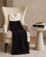 CHIARA BONI BLACK/WHITE GOWN