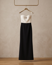 CHIARA BONI BLACK/WHITE GOWN