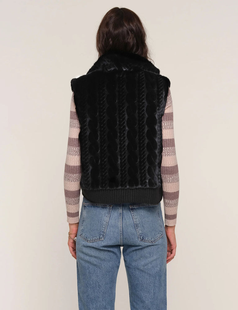 LIANA FAKE FUR VEST BY HEARTLOOM FALL 25