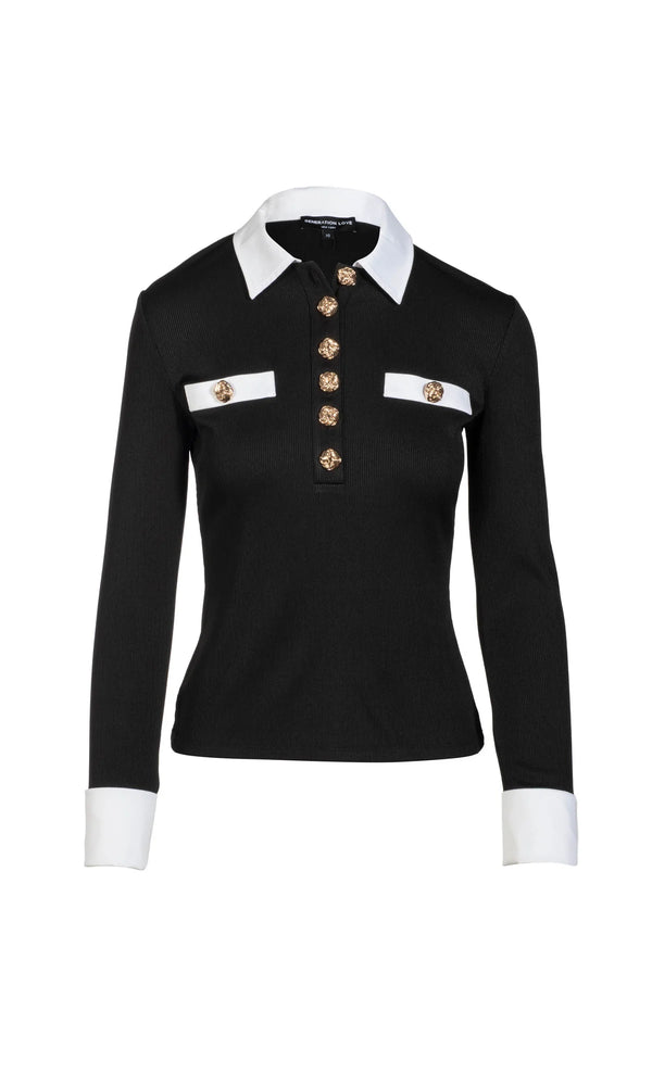 ASHER POPLIN COMBO TOP BY GENERATION LOVE FALL 25