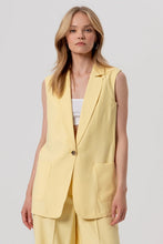FRACOMINA GILET OVER FIT BLAZER AND FLARE PALAZZO PANT SET