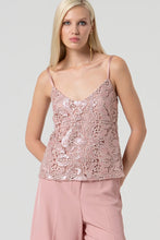 FRACOMINA LACE TANK TOP AND SKIRT