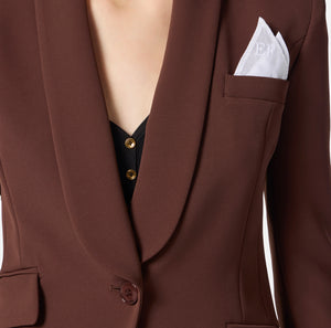 WOMENS SUIT IN CREPE FABRIC BY ELISABETTA FRANCHI FALL 25