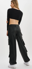 LAMARQUE BOBBI FAUX LEATHER CARGO PANTS