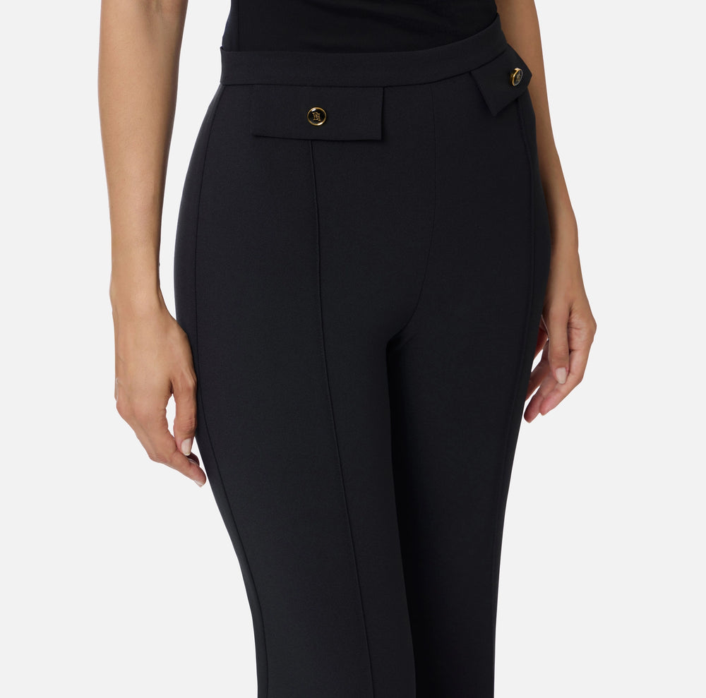 DOUBLE CREPE TROUSERS BY ELISABETTA FRANCHI FALL 25