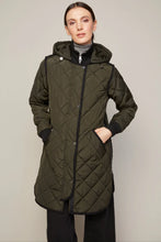 LIBBY QUILTED FULL ZIP COAT WITH REMOVABLE HOOD FALL 25