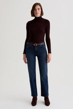 AG JEANS BRINLEY MID RISE STRAIGHT JEANS