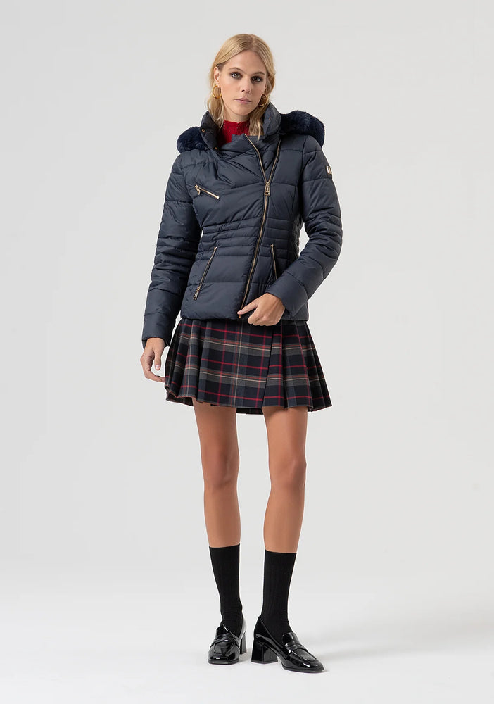 PADDED JACKET SLIM FIT WITH HOOD BY FRACOMINA FALL 25