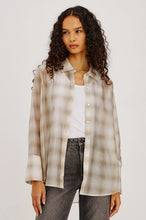 RAILS BISHOP SHIRT IN MILK/VANILLA