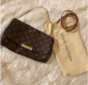 AUTHENTIC DISCONTINUED VINTAGE LOUIS VUITTON FAVORITE MM MONOGRAM SPRING 25