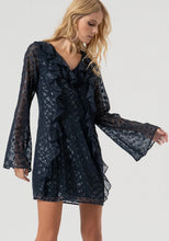 FRACOMINA A-SHAPE MINI DRESS IN FIL COUPÈ