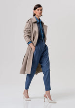 FRACOMINA PRINTED ORGANZA INDIGO SHIRT
