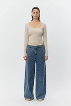 SOFIE SCHNOOR AZZISW LOW WIDE LEG JEANS