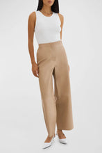 LAMARQUE YAREN WIDE LEG CROP LEATHER PANT