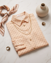 FRACOMINA SHIRT REGULAR FIT WITH POLKA DOTS PATTERN