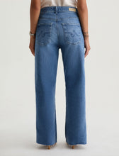 AG JEANS SAIGE WIDE LEG CROPPED MID RISE JEANS