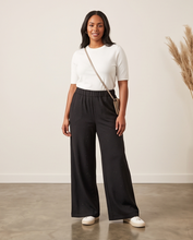 SUNCOO JUKEBOX BLACK WIDE LEG JOGGER