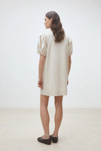 SUNCOO CLEA SHORT DRESS WITH GEOMETRIC EMBROIDERY