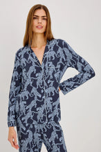 RAILS VARRA PYJAMA SET IN MUDNIGHT JAGUARS