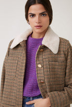 SUNCOO EDEN SHORT CHECK COAT