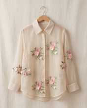 ROCOCO 3D FLORAL ORGANZA BLOUSE