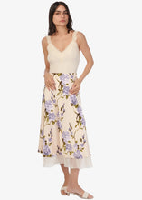 GENOA SKIRT MOONFLOWERWATERCOLOR BY CAMI NYC SPRING 25