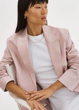 LAMARQUE QUIRINA ROSE LEATHER OVERSIZED BLAZER