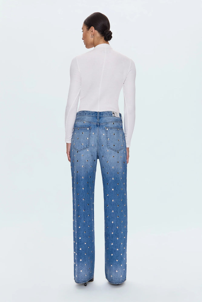 HENDRIX HIGH RISE BAGGY JEAN- CHARMED BY PISTOLA HOLIDAY 25