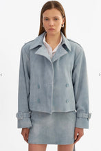 LA MARQUE DHANA | SHORT SUEDE TRENCH COAT