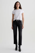 AG BRINLEY MID RISE STRAIGHT JEANS