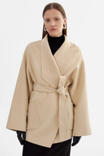 LAMARQUE MEKIA DOUBLE FACE WOOL COAT