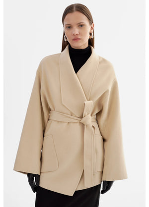 MEKIA | DOUBLE FACE WOOL COAT BY LA MARQUE FALL 25