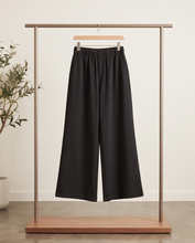 SUNCOO JUKEBOX BLACK WIDE LEG JOGGER