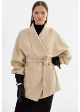 LAMARQUE MEKIA DOUBLE FACE WOOL COAT
