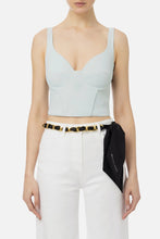 ELISABETTA FRANCHI MINT BUSTIER TOP