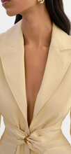 LAMARQUE WILEY LEATHER BELTED BLAZER