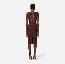 ELISABETTA FRANCHI CROSSOVER LACES DRESS