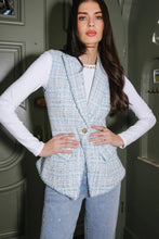 GENERATION LOVE RIALTO TWEED SLEEVELESS BLAZER
