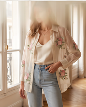 ROCOCO 3D FLORAL ORGANZA BLOUSE