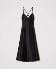 TWIN SET MIDI TECHNICAL TWILL DRESS