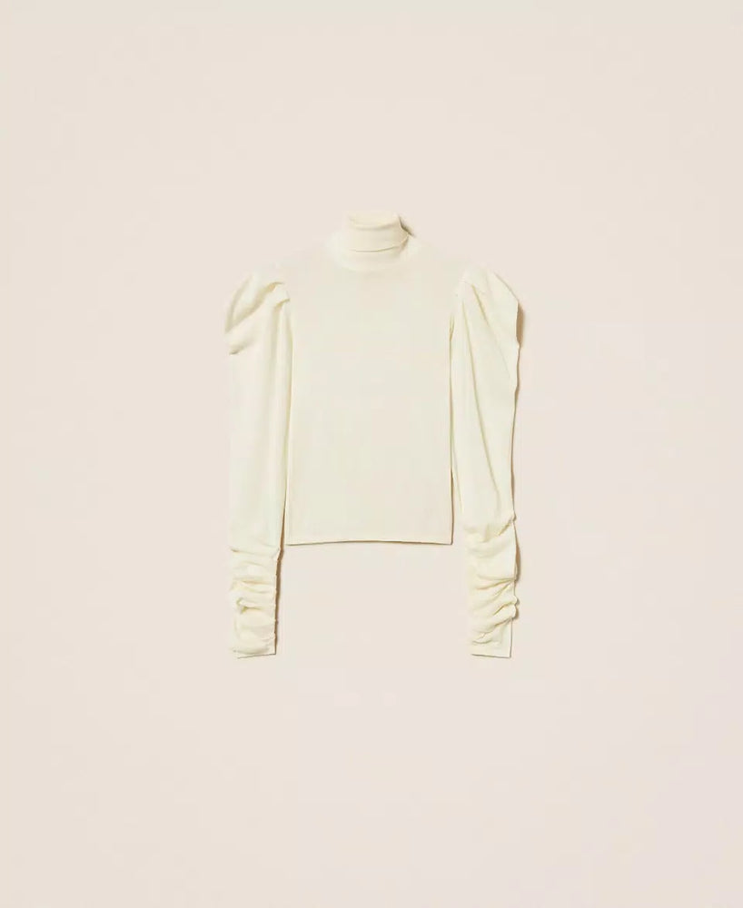 TURTLENECK WITH DRAPING BY TWIN SET FALL 25