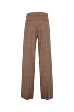 FRACOMINA PANT STRAIGHT LINE MADE IN PRINCE OF WALES FABRIC