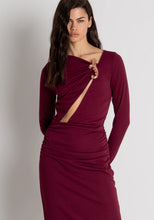 FRACOMINA LONG DRESS SLIM FIT