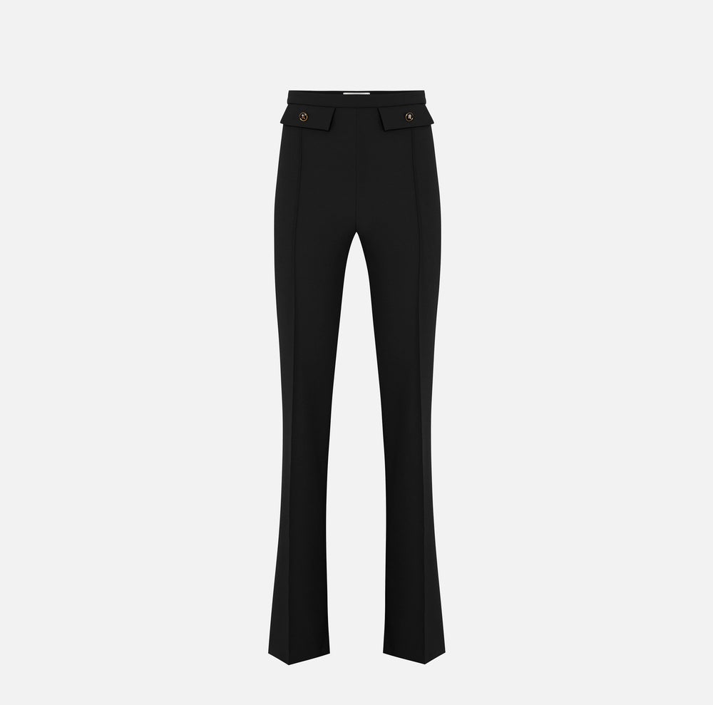 DOUBLE CREPE TROUSERS BY ELISABETTA FRANCHI FALL 25